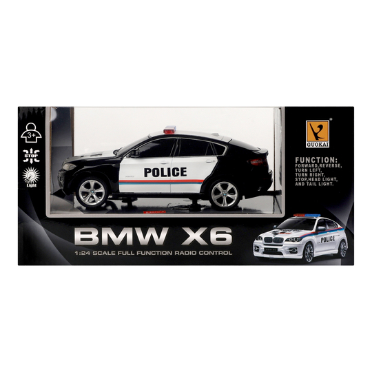 Іграшка машина на р/к bmw x6 police QТ