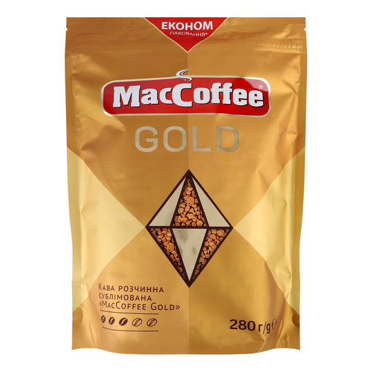 Кава розчинна Gold MacCoffee д/п 280г