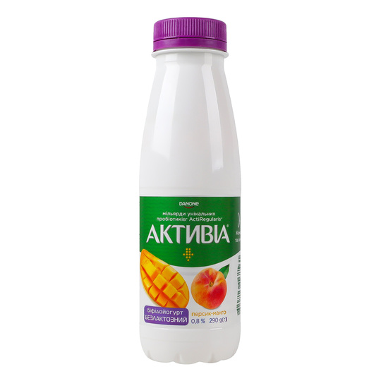 Йогурт б/л Активіа 0,8% пер-ман.пет 290г