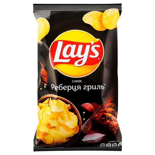 Чипси картоп.ребер.гриль Lay's м/у 120г