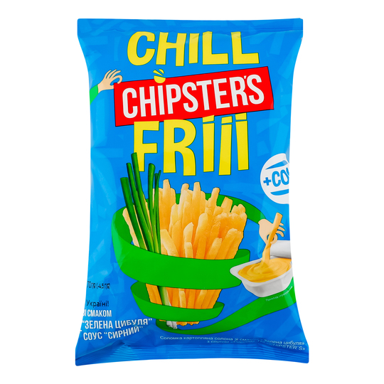 Соломка карт.зел.цибуля Chipster's 70г