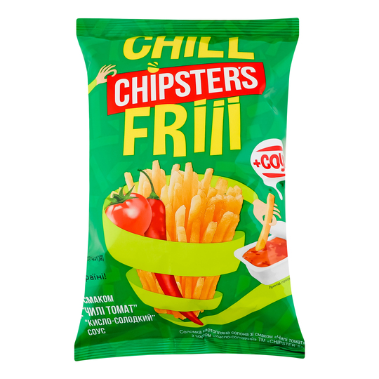 Соломка карт.чилі томат Chipster's 70г