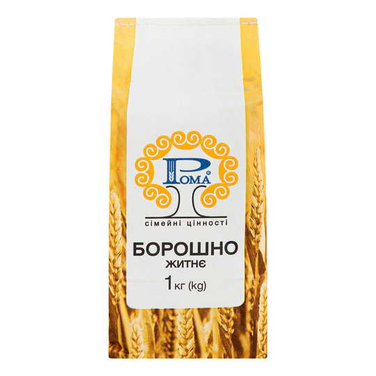 Борошно житнє обдирне Рома 1кг