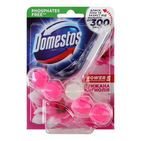 Блок д/уніт. Domestos Power5 кр.магн.55г