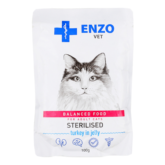 Корм д/кот.дієт.ст.п.ENZO VET інд.ж.100г