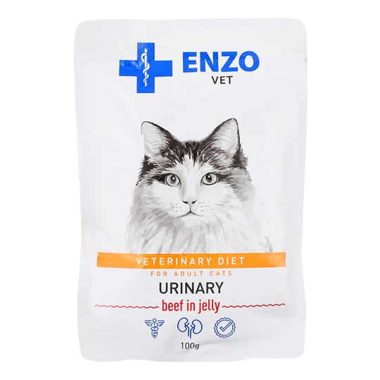 Корм д/кот.дієт.сеч.п.ENZO VET ял.ж100г