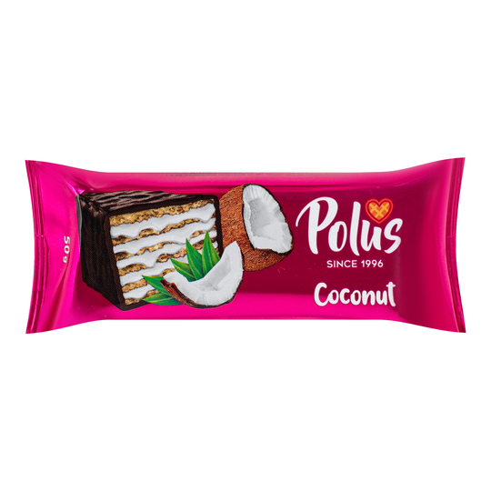 Батончик вафельний кокос Polus 50г