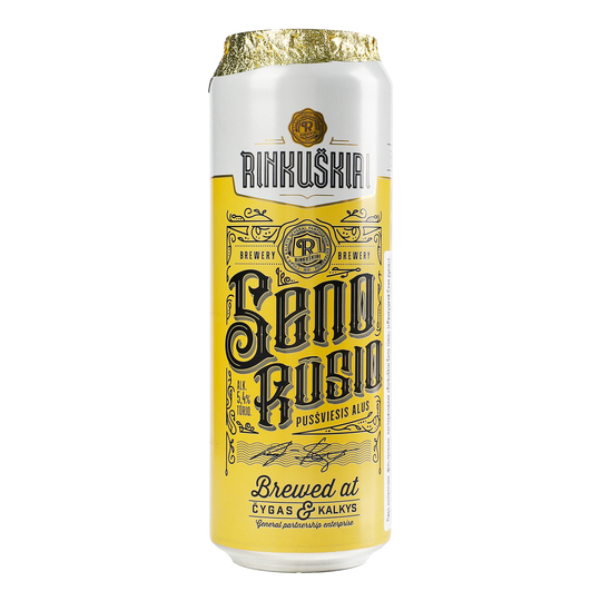 Пиво тем.Rinkuskiai Seno r5,4%0,568л з/б