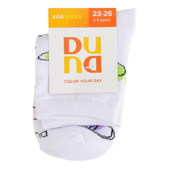 Шкарпетки дит. Duna білий 4084 р.16-18