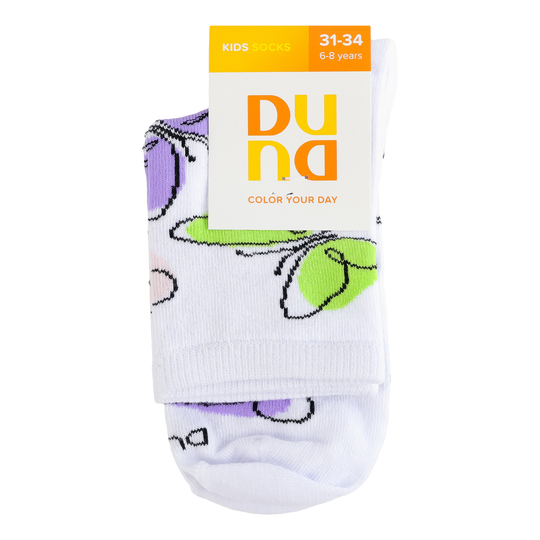Шкарпетки дит. Duna білий 4084 р.20-22