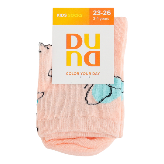 Шкарпетки дитячі Duna персик р.16-18