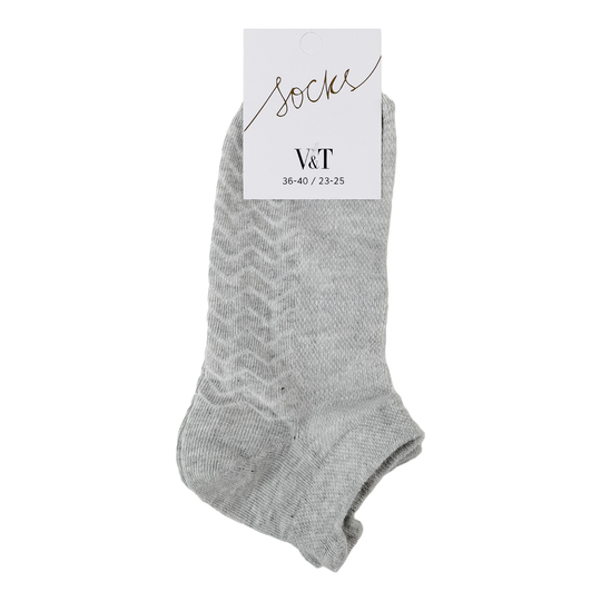 Шкарпетки жін.слід V&T Зиг сірий р.23-25