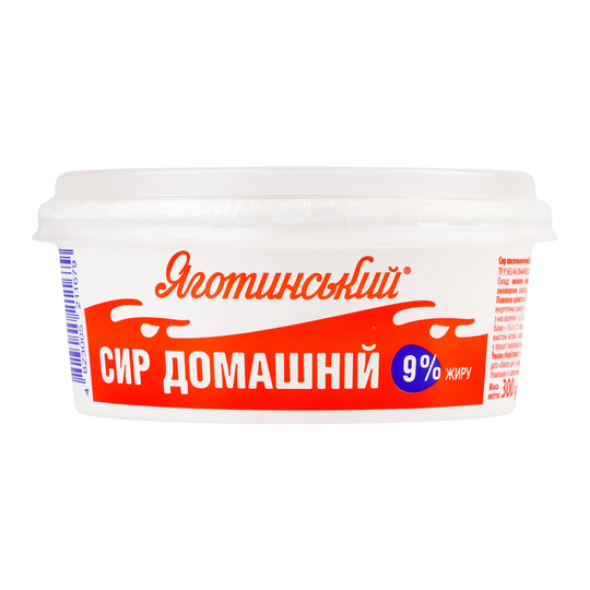 Сир к/м 9% Яготин домаш .ст.300г