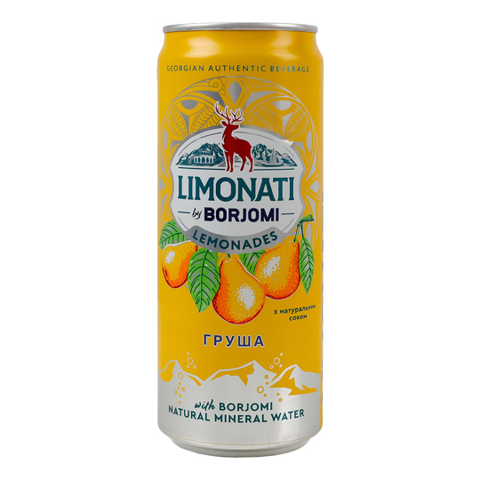 Напій газ.Limonati Borjomi груша0,33лз/б