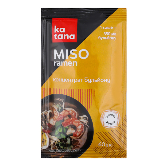 Концентрат бульйон Miso ramen Katana60мл
