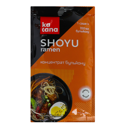Концентрат бульйон Shoyu ram Katana 60мл