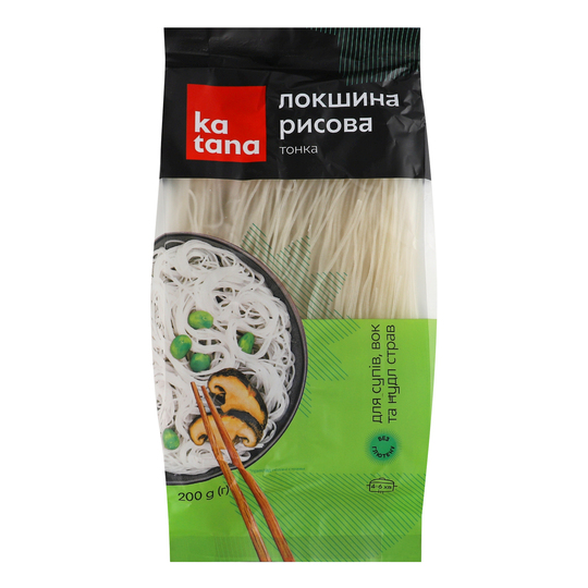 Локшина рисова тонка Katana м/у 200г