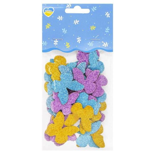 Наліпки з блискіт.Аплі Краплі Метелики