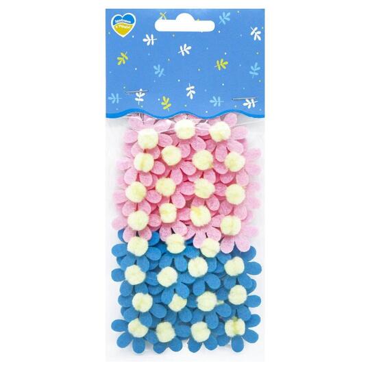 Набір декору Аплі Краплі,Квіточки 2мм