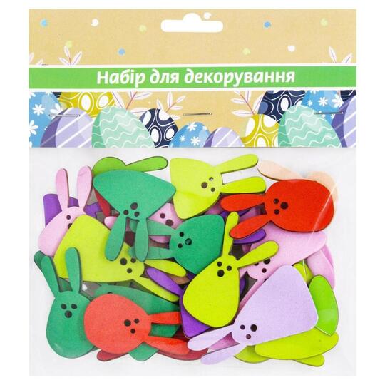 Наліпки з фоамірану Аплі Краплі Зайчики