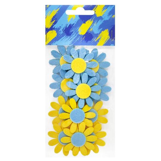 Декор з фетру Аплі Краплі Ромашки