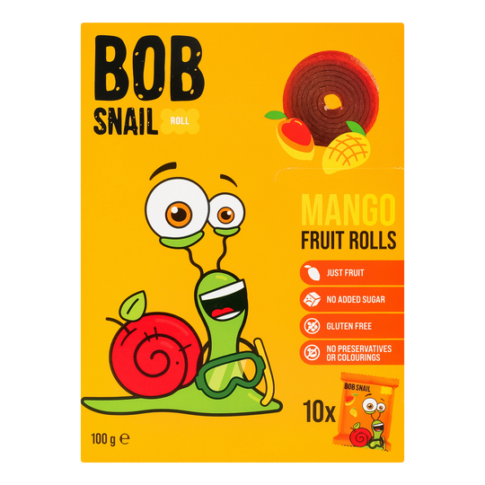 Цукерки мангові Равлик Боб 100г