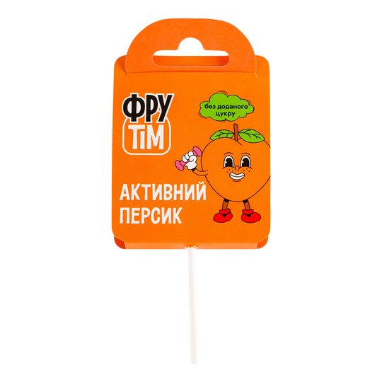 Льодяники нат.Персик Фрутім 10г