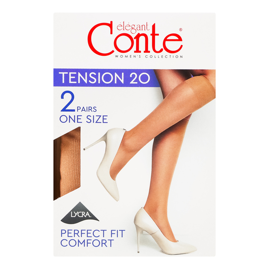 Напівпанчохи ж.CE Tension 20den Natural