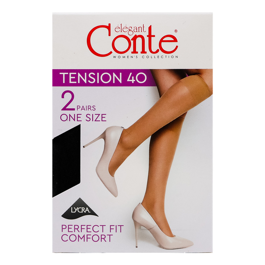 Напівпанчохи жін.CE Tension 40den Nero