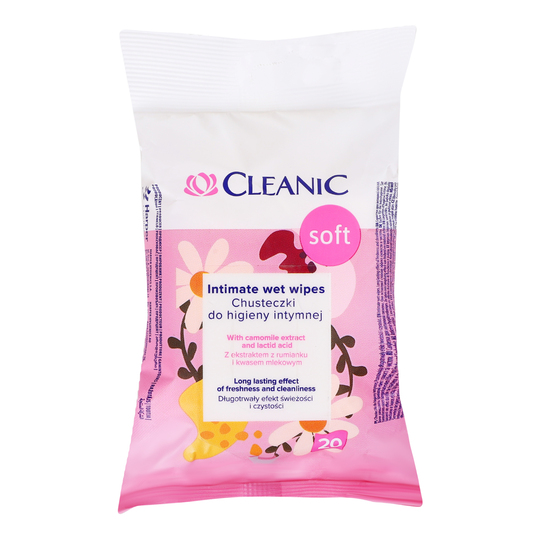 Серветки вол.для інтим.гіг.CLEANIC 20шт