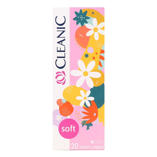 Прокладки щоденнi soft CLEANIC 20шт