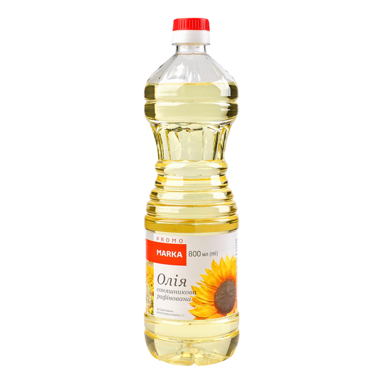 Олія соняш.рафін.Marka Promo 0,8л