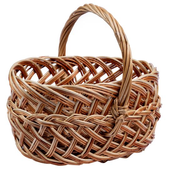 Кошик біла лоза 35*27*17*33см