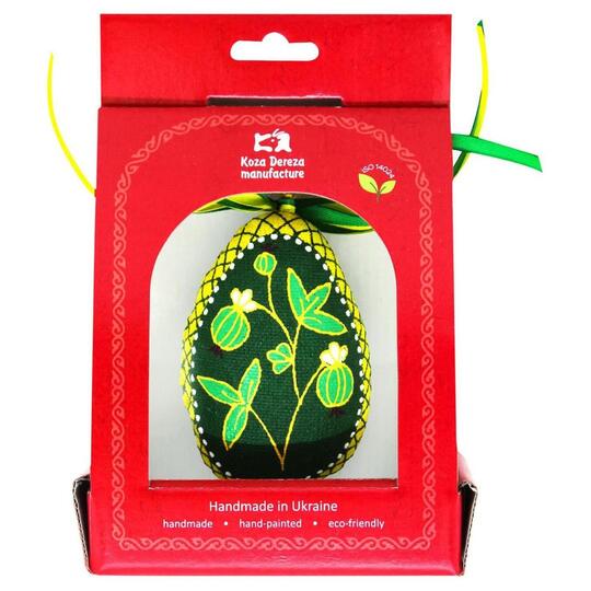 Сувенір Мала писанка зел.з ягодами KD