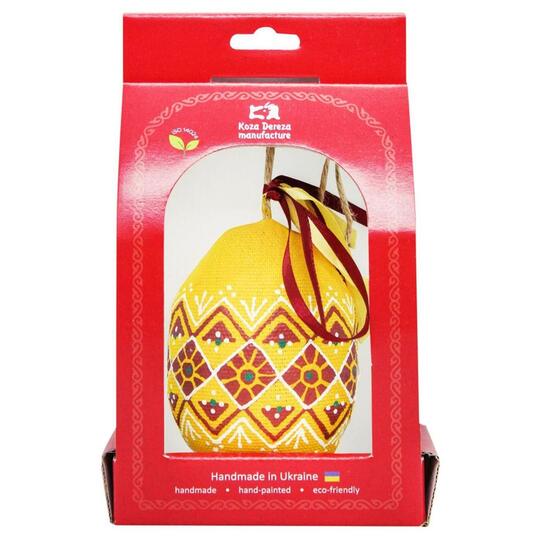 Сувенір Велика писанка жов.Koza Dereza