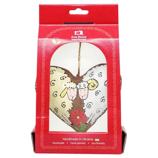Сувенір кав.аром.Серце з овечками KD