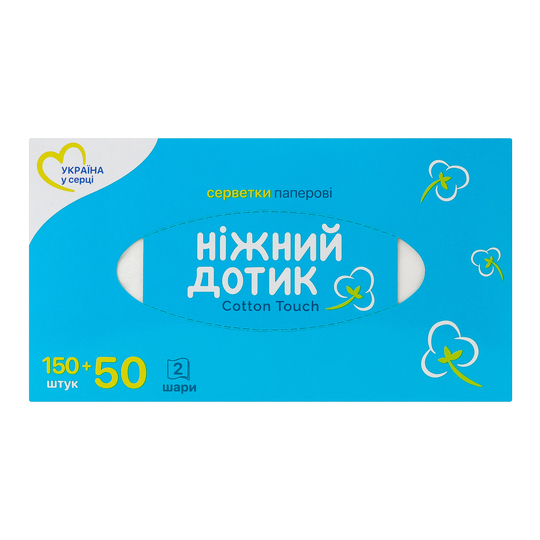 Серветки універсальні Нiжний Дотик 200шт