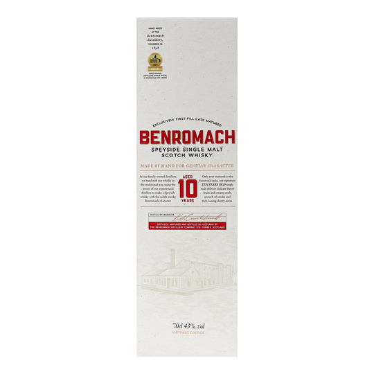 Віскі Benromach 10 р.43% 0,7л