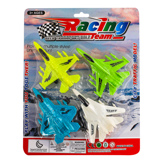 Літак набір на зв.русі GRNW 4шт 4*8*2см