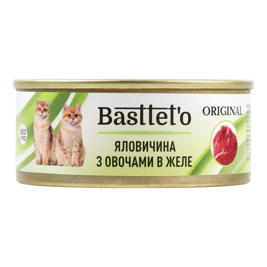 Корм д/кот.бан.Basttet`o O.ялов.ов.ж.85г