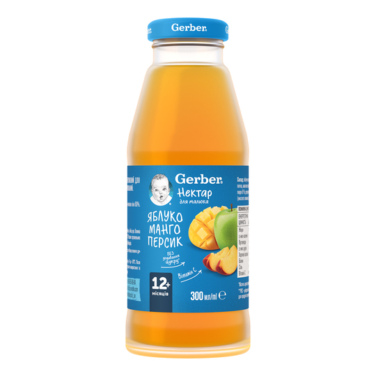 Нектар ябл.персик манго Гербер 300мл
