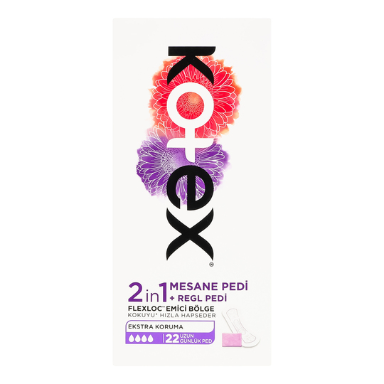 Прокладки щоденні 2 в 1 Kotex 22шт