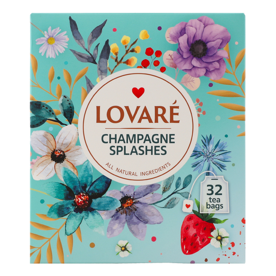 Чай чорний Бризки шамп. Lovare 32*2г