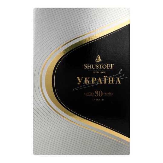 Бренді Шустов Україна 30років 43% 0,7л