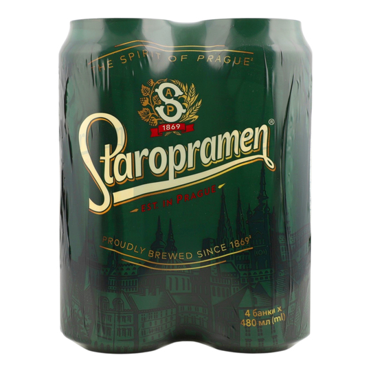 Наб.Пиво св.Staropramen 4,2% 4*0,48л з/б