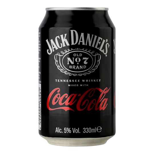 Напій с/а JackDaniel's Cola 5% 0,33л з/б