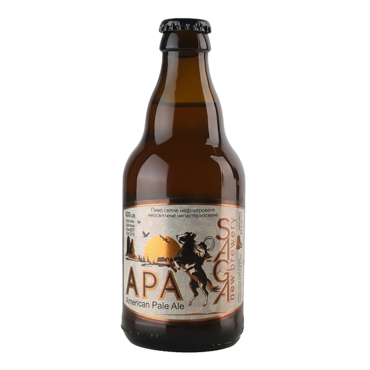 Пиво св.н/ф Saga АPA 4,8% 0,33л с/пл