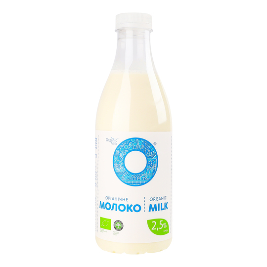 Молоко 2,5% Organic Milk пет пл. 900г