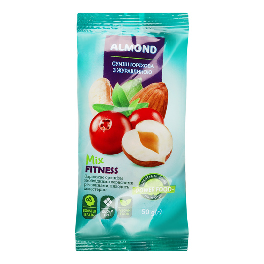Суміш горіхова fitness Almond м/у 50г