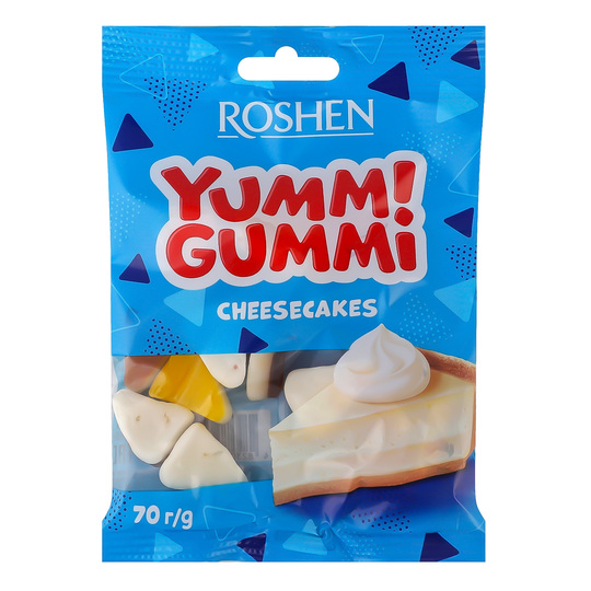 Цукерки жув YG Cheesecakes Roshen 70г